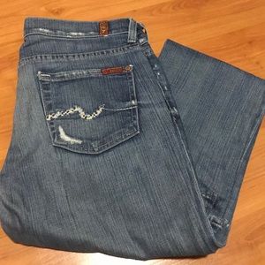 7 for All Mankind Straight Leg Jeans